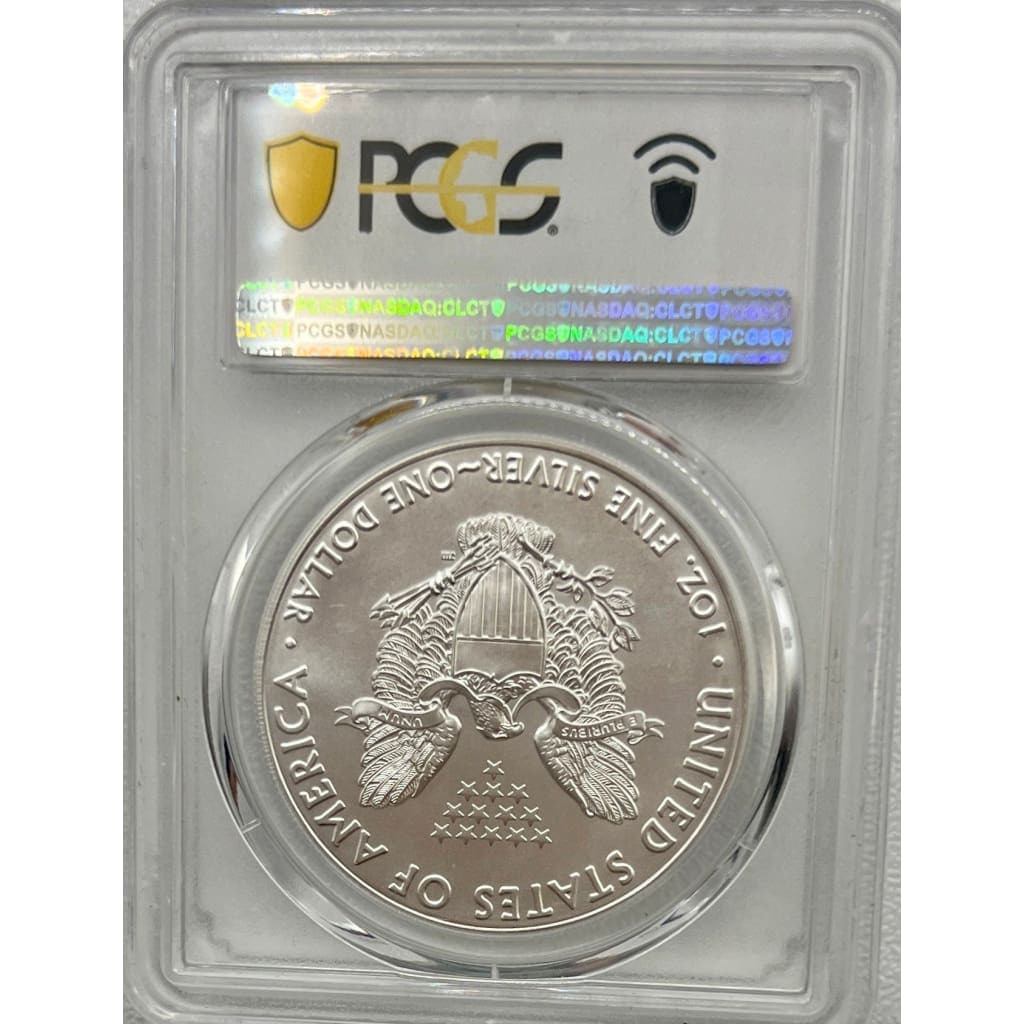 2021-W PCGS MS70 SILVER EAGLE-T1 FIRST STRIKE DOLLAR