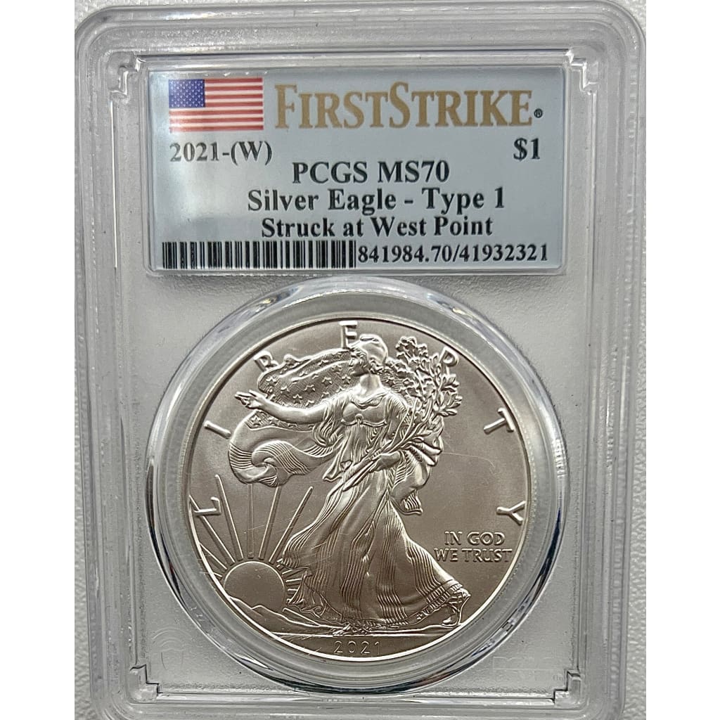 【新品】イーグル銀貨2021-(S) T1 PCGS MS70 サンフランシスコ Buy 2021 Silver American Eagle MS-70 PCGS | APMEX