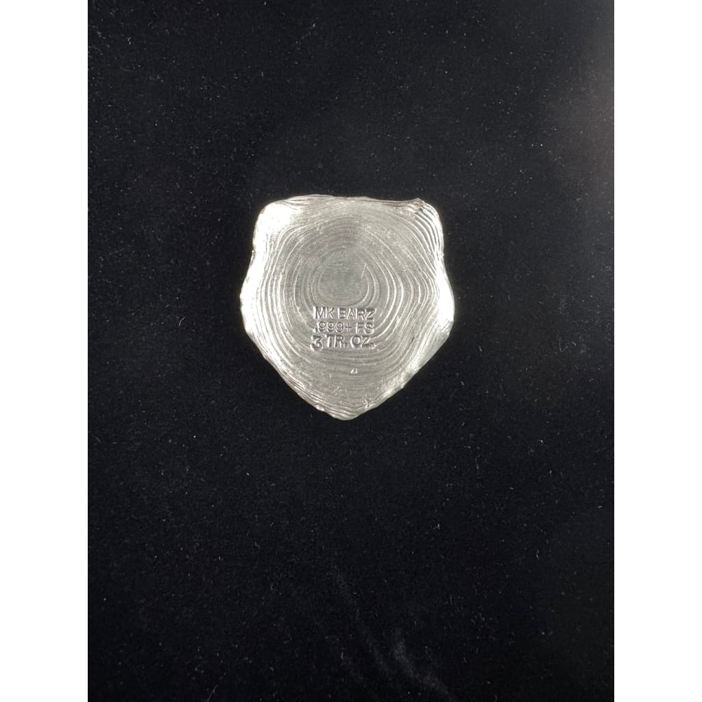 3 Troy Oz MK BARZ ’BEAR’.999 FS Hand Poured