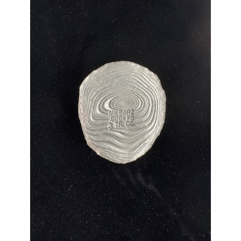 3 Troy Oz MK BARZ ’JUNGLE KING’.999 FS Hand Poured
