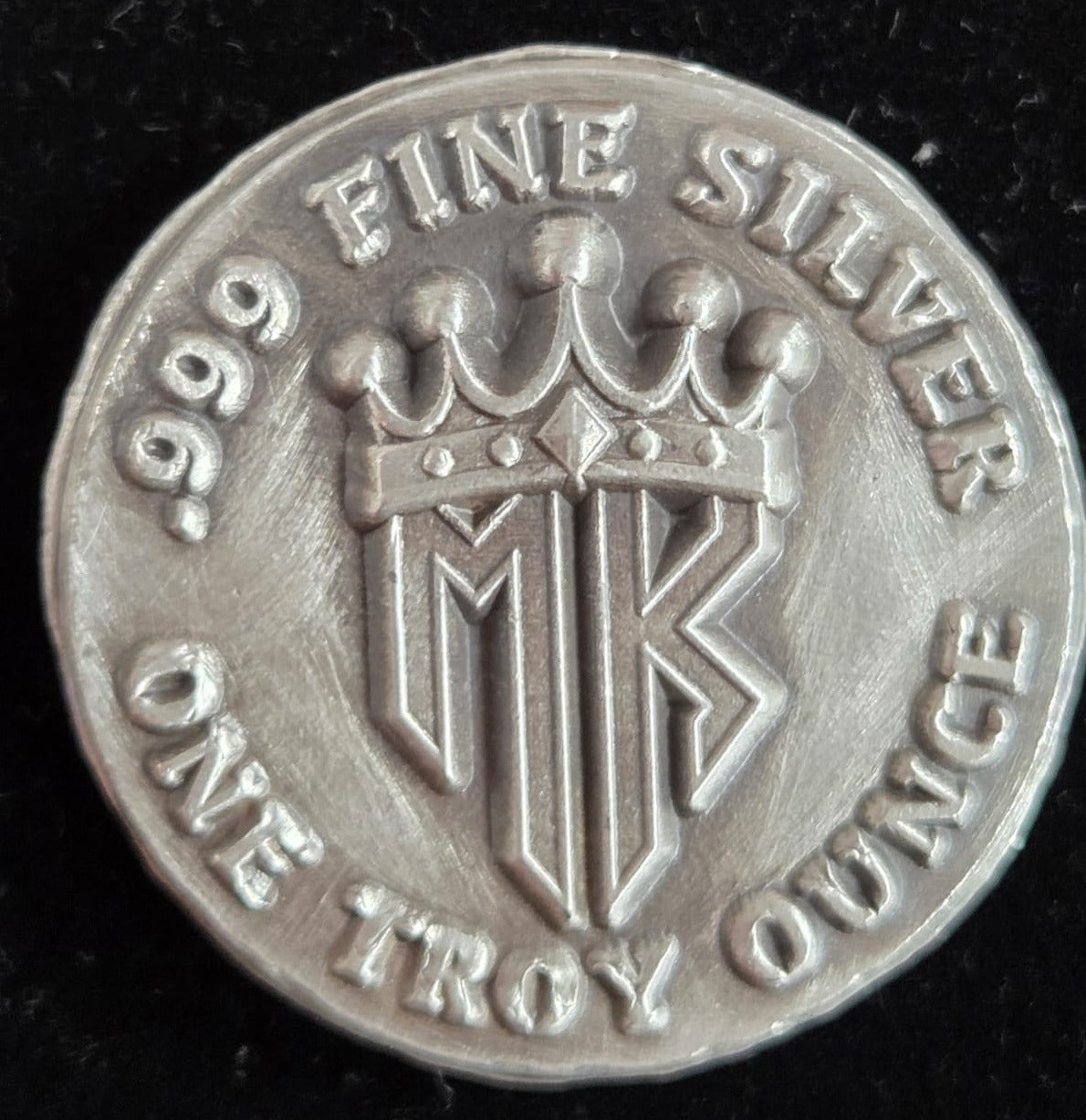 1 ozt MK BarZ "Leo" Hand Poured .999 FS