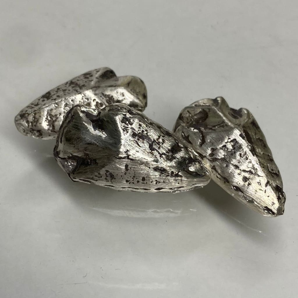 4 Troy oz MK BarZ Arrowhead Hand Poured .999 fine silver – MK BARZ