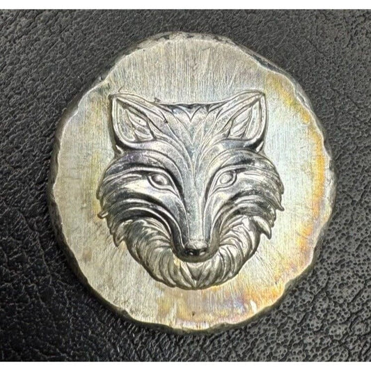 .5 oz MK BarZ Fox Shiny Stamped Fractional.999 FS