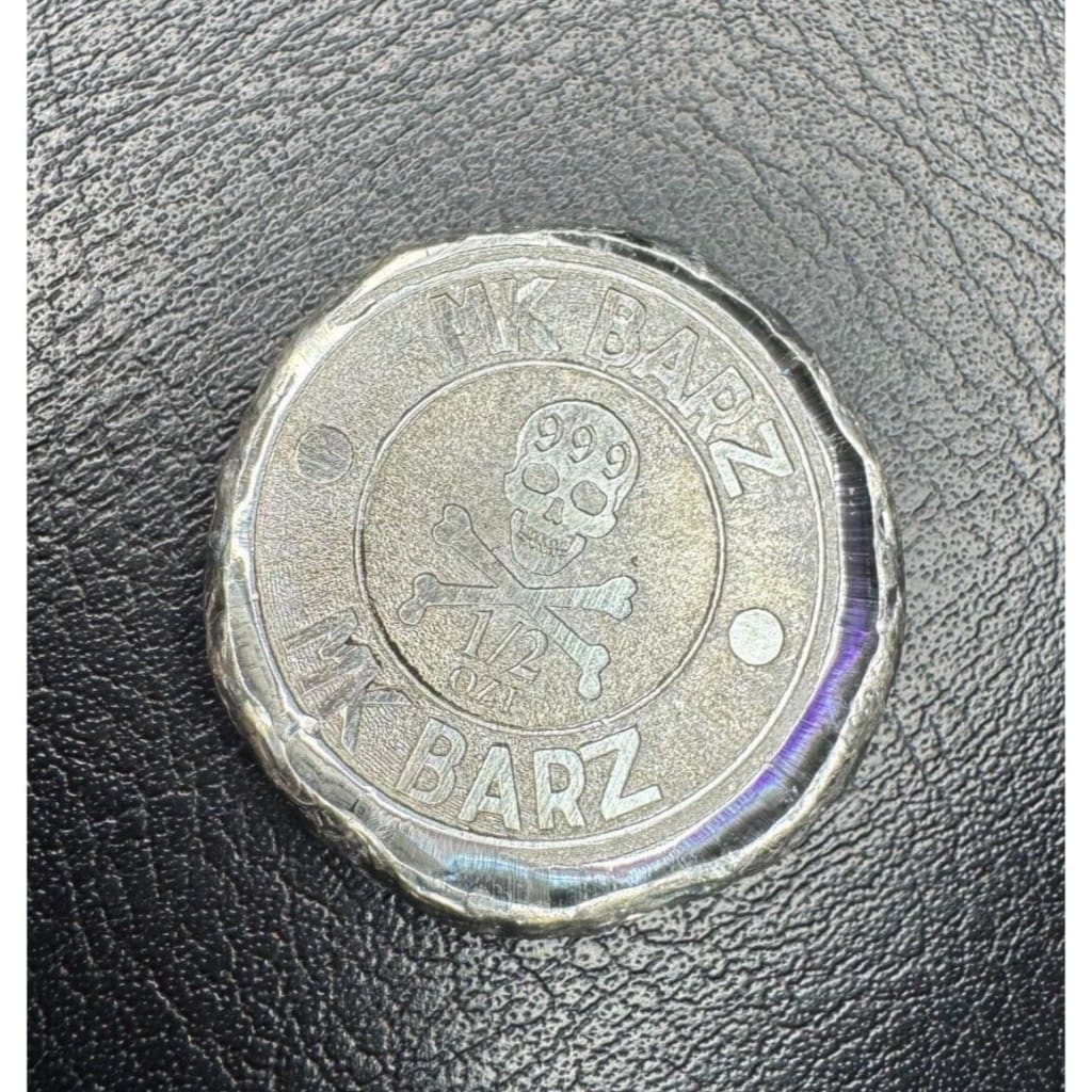 .5 oz MK BarZ Gnome Shiny Stamped Fractional.999 FS