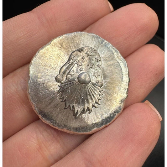 .5 oz MK BarZ Gnome Shiny Stamped Fractional.999 FS