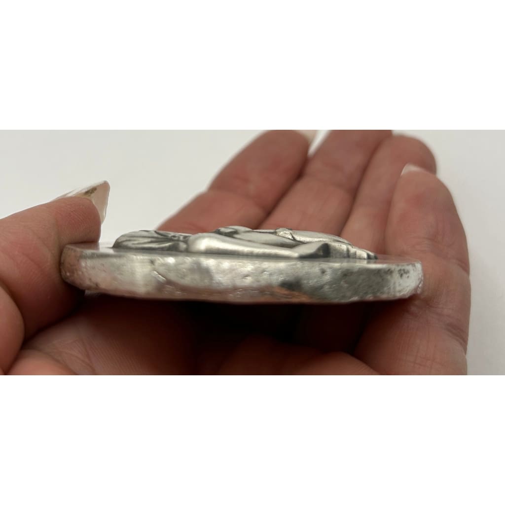 5 Oz MK Barz Playful Pin Up Stamped Bar.999 Fine Silver