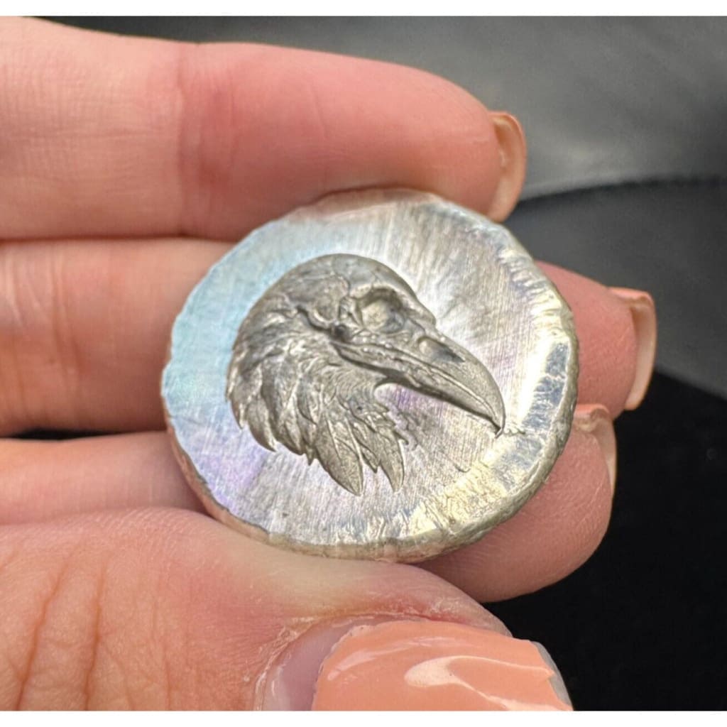 .5 oz MK BarZ ’Regal Eagle’ Homage Shiny Double Stamp Fractional.999 FS