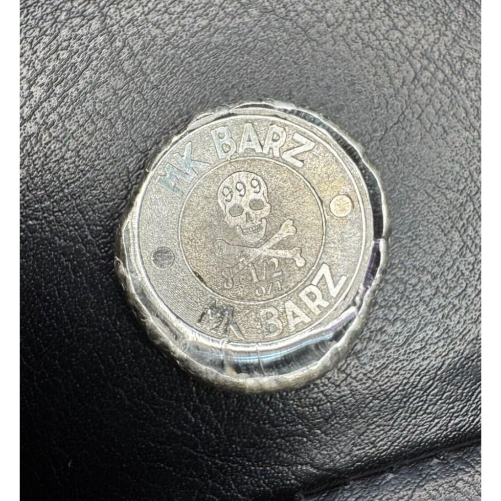 .5 oz MK BarZ SCREAM! Shiny Stamped Fractional.999 FS