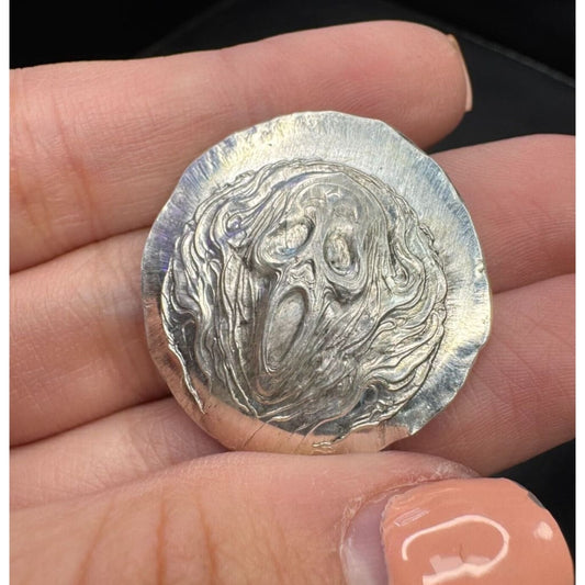 .5 oz MK BarZ ’Screamin’ Silver’ Shiny Stamped Fractional.999 FS