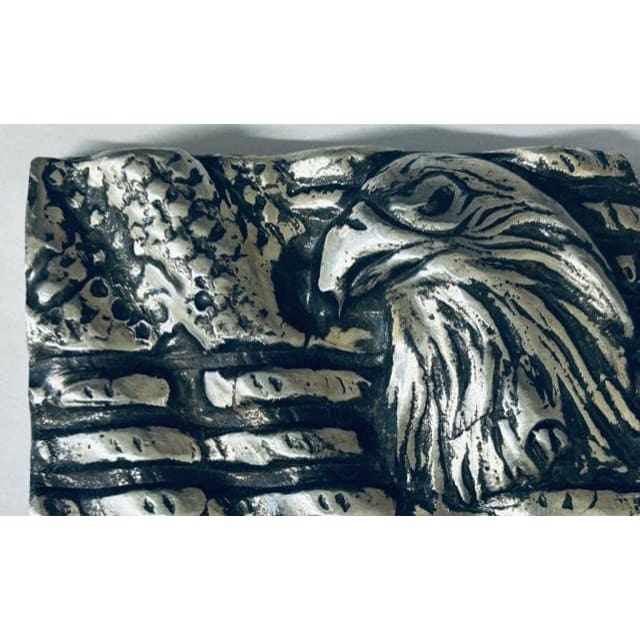 5 Troy Oz. MK BarZ Freedom Eagle Hand Poured bar.999 FS