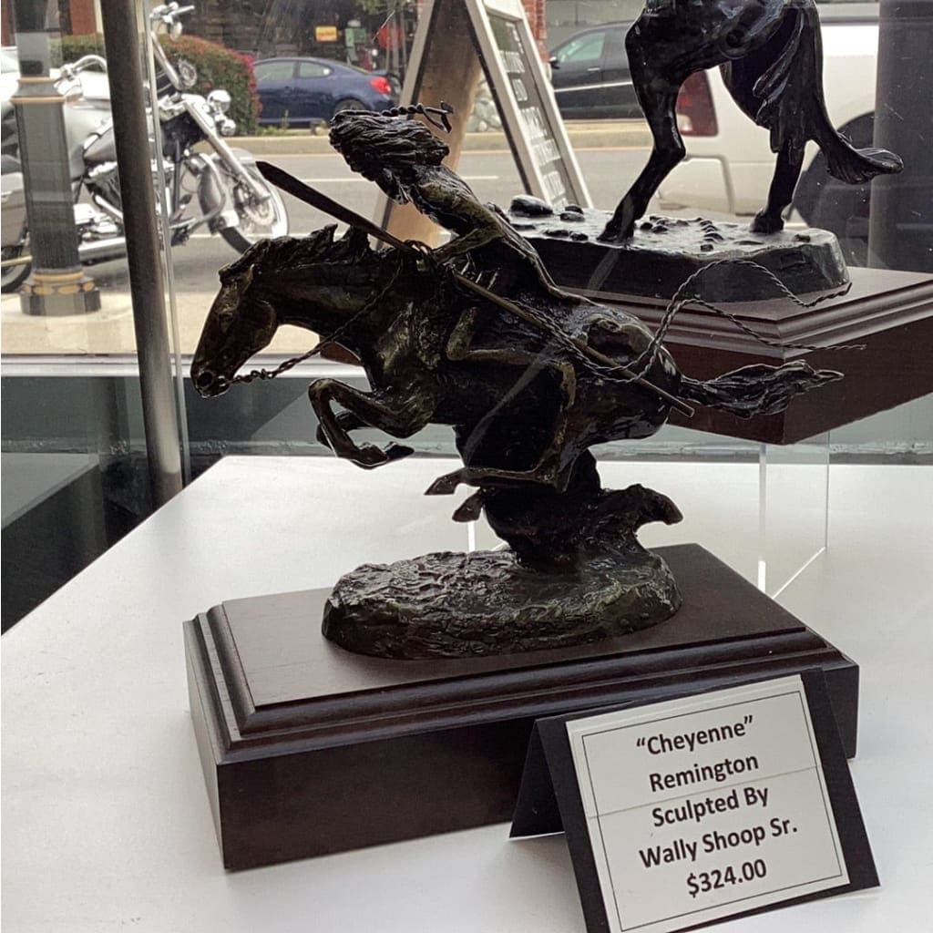 “Cheyenne” Sculpted By Wally Shoop Sr.