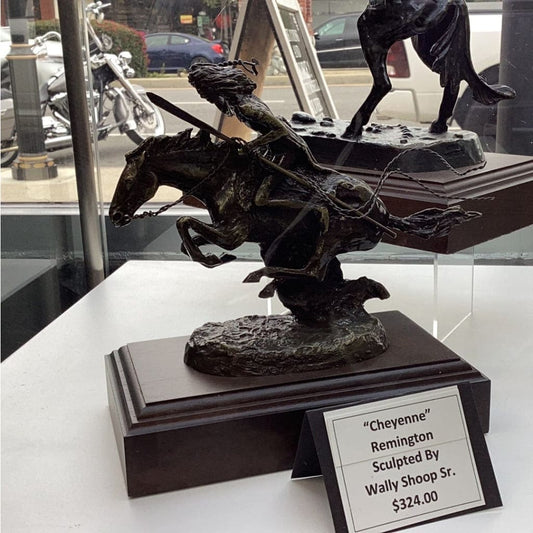“Cheyenne” Sculpted By Wally Shoop Sr.