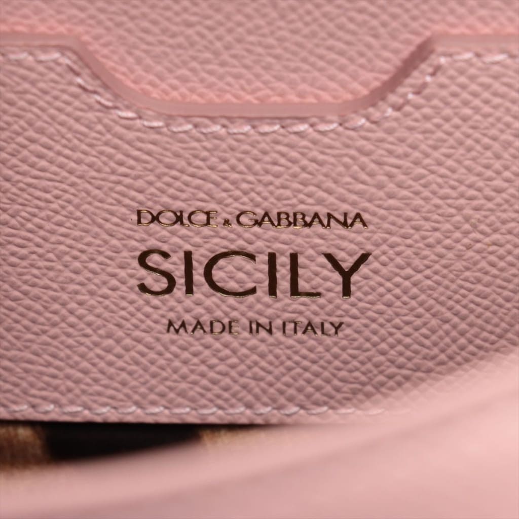 Dolce & Gabbana Dauphine Miss Sicily Satchel With Scarf Pink 2-way Bag (MSRP $2750) - pink / leather / shoulder bag