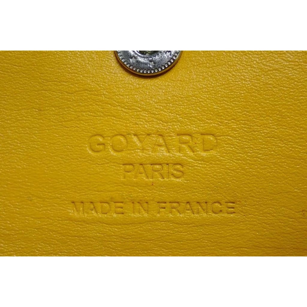 Goyard Yellow Saint Louis PM Tote bag with PVC Pouch - Yellow / Leather / shoulder bag