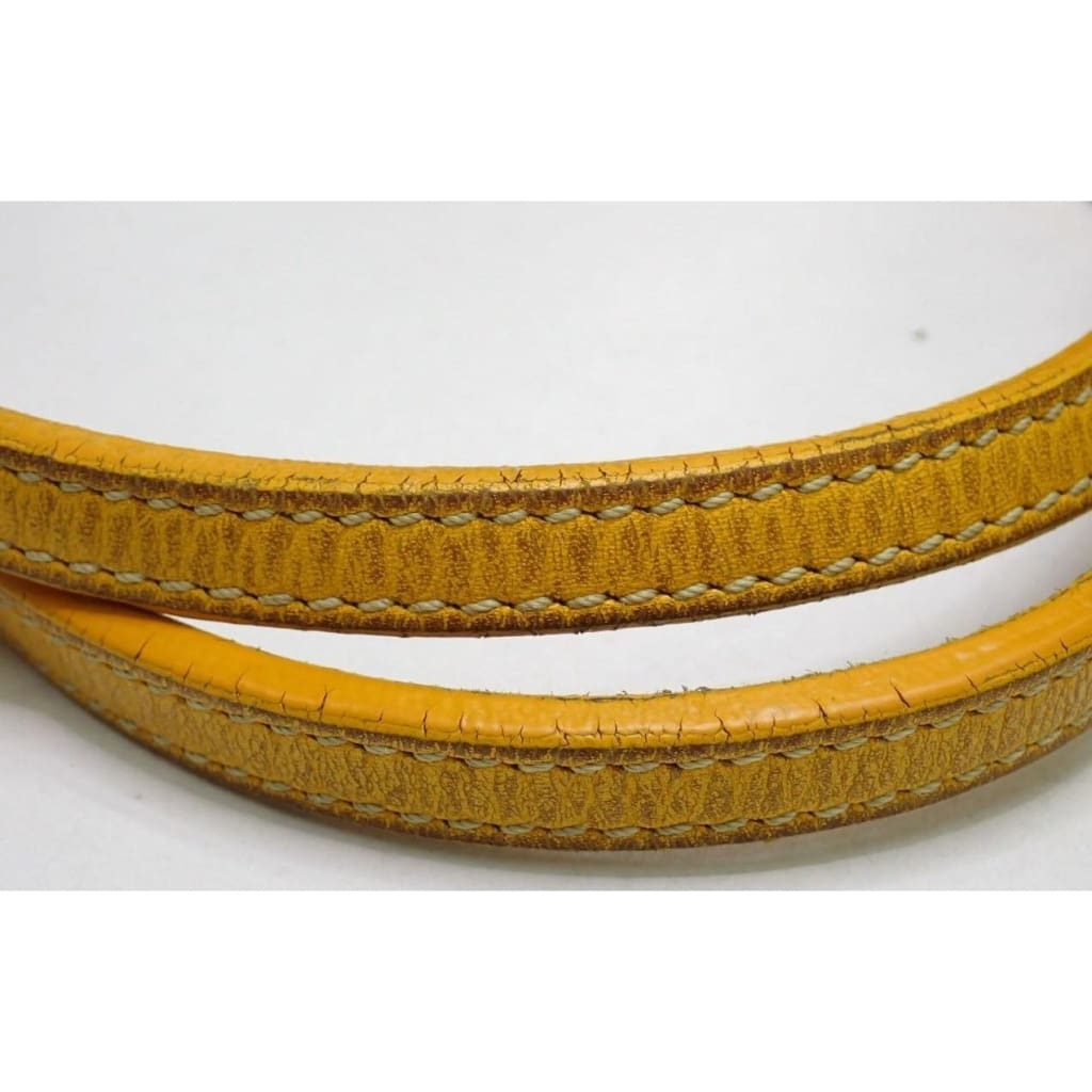 Goyard Yellow Saint Louis PM Tote bag with PVC Pouch - Yellow / Leather / shoulder bag