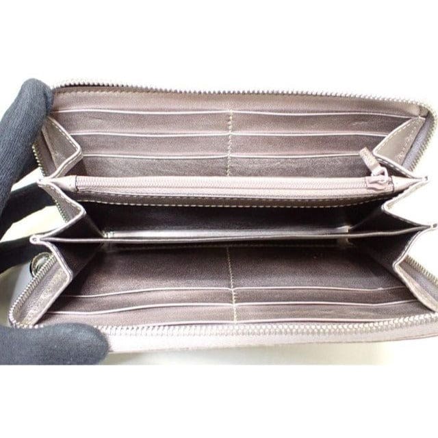 Gucci Metallic Pink Leather Continental Wallet - pink / Leather / wallet