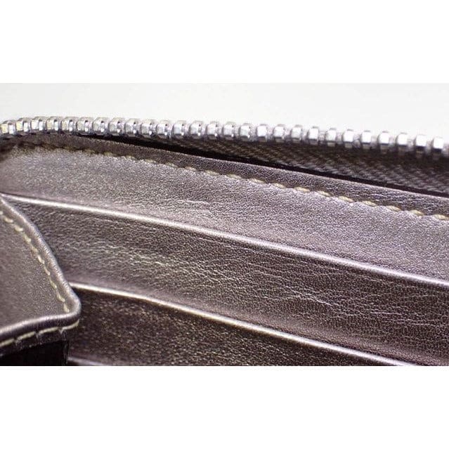 Gucci Metallic Pink Leather Continental Wallet - pink / Leather / wallet