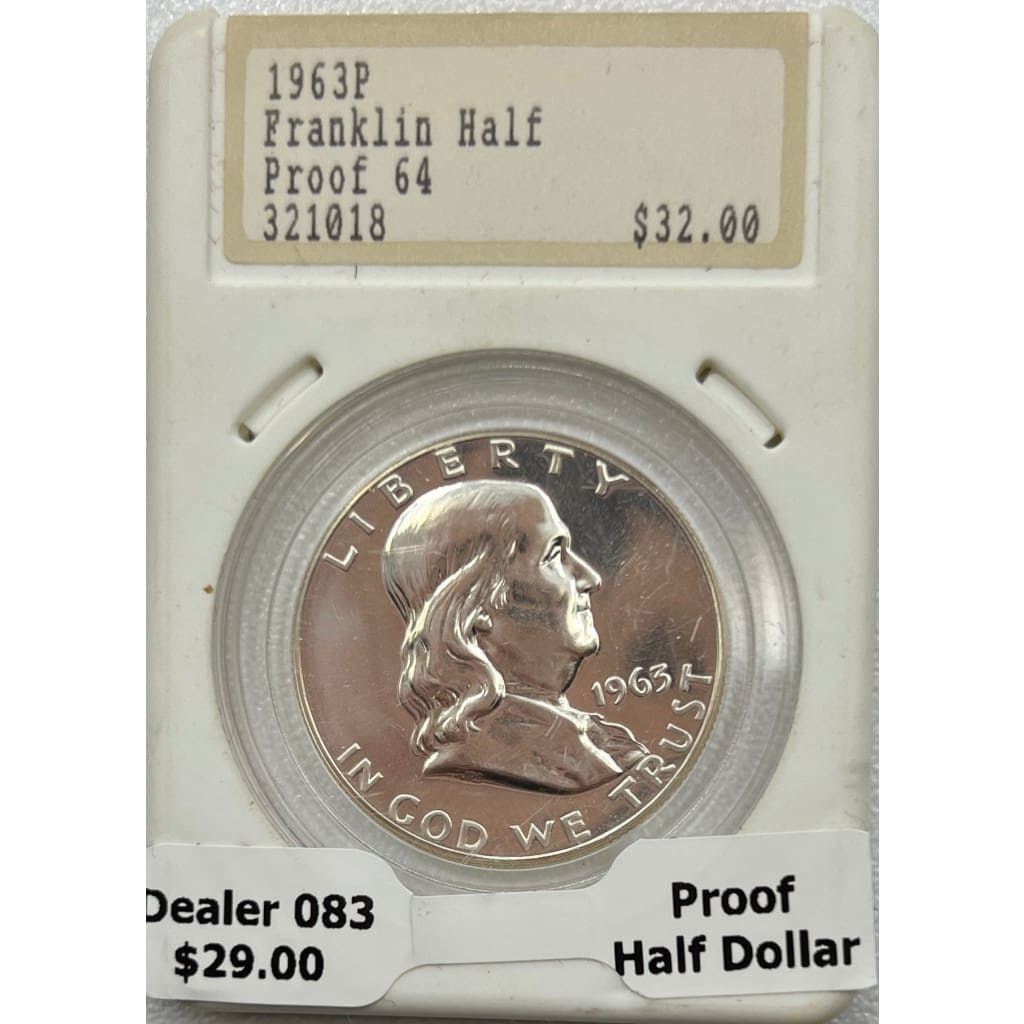 1963 FRANKLIN HALF 50 CENT