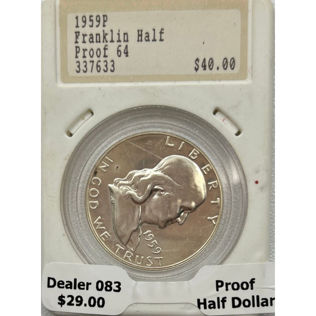 1959 FRANKLIN HALF 50 CENT