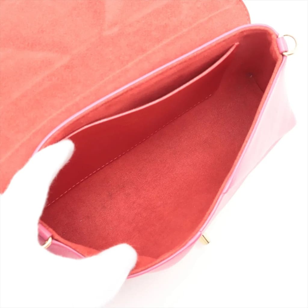 Louis Vuitton Bi-color Love Note Crossbody Bag Red/Pink - red / Leather / crossbody