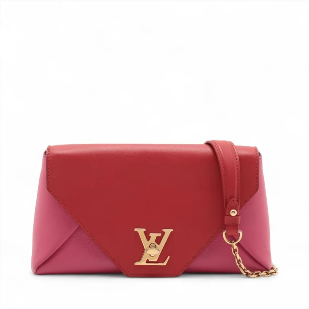 Louis Vuitton Bi-color Love Note Crossbody Bag Red/Pink - red / Leather / crossbody