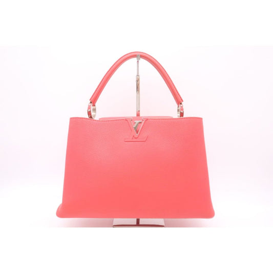 Louis Vuitton Capucines MM Fuchsia Pink - pink / Leather / shoulder bag