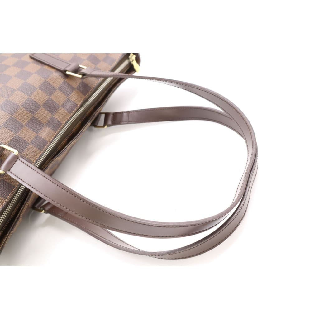 Louis Vuitton Damier Ebene Cabas Piano SP - brown / Leather / shoulder bag