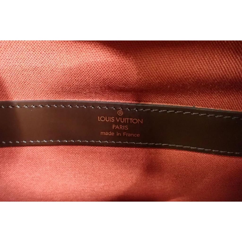 Louis Vuitton Damier Ebene Naviglio Crossbody Bag (MSRP $1560) - brown / coated canvas / crossbody