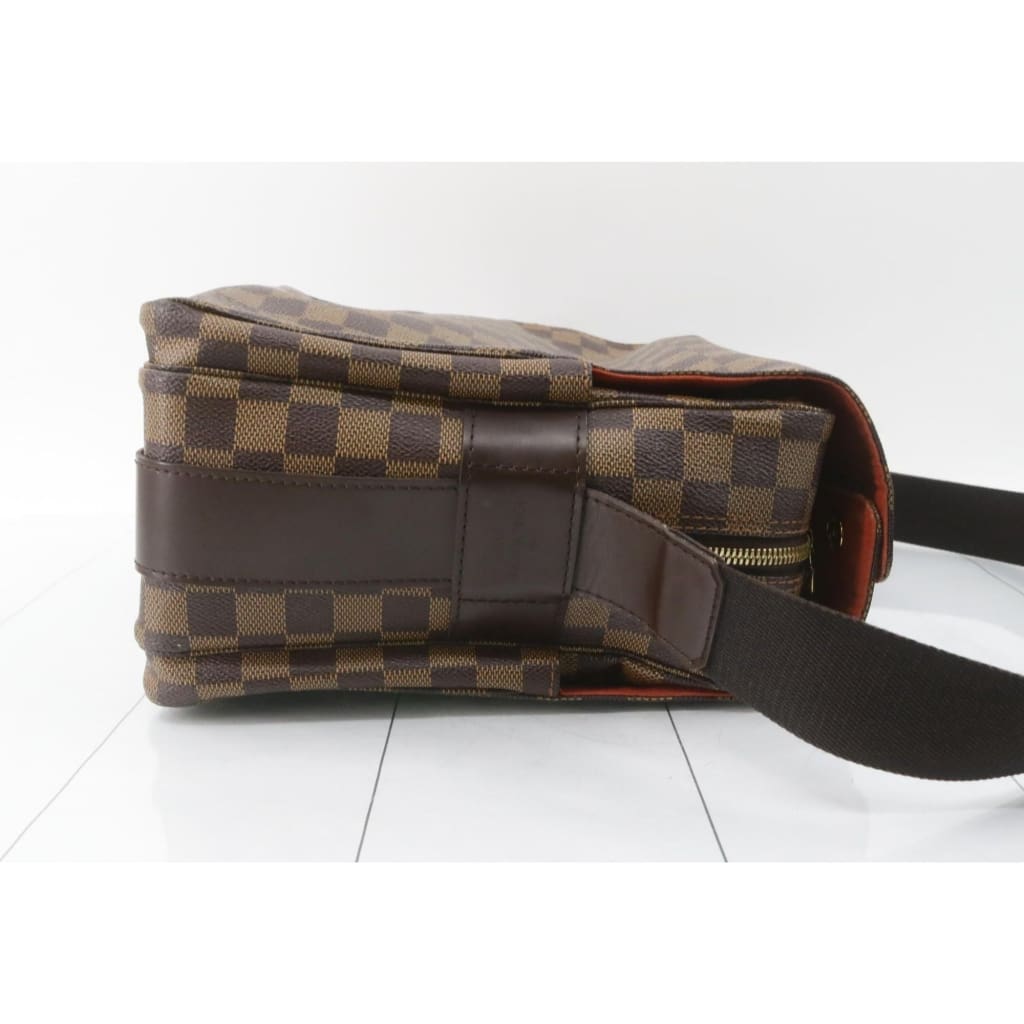 Louis Vuitton Damier Ebene Naviglio Crossbody Bag (MSRP $1560) - brown / coated canvas / crossbody