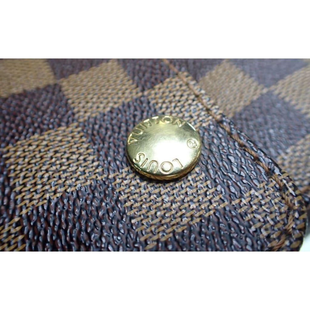 Louis Vuitton Damier Ebene Naviglio Crossbody Bag (MSRP $1560) - brown / coated canvas / crossbody