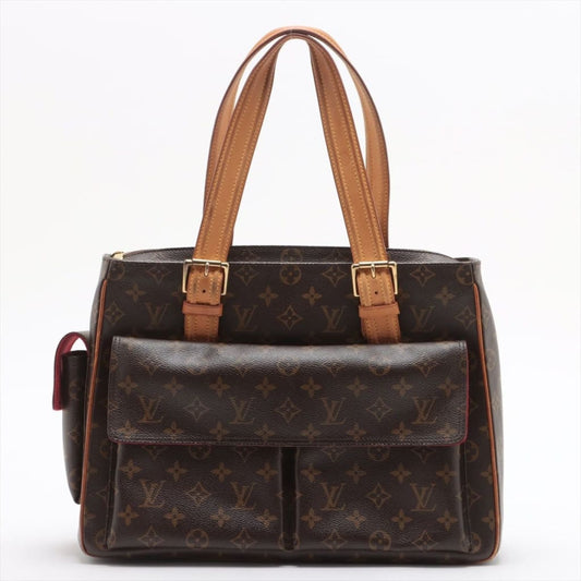 Louis Vuitton Multipli Cite Handbag Monogram (MSRP $1490) - white / coated canvas / shoulder bag