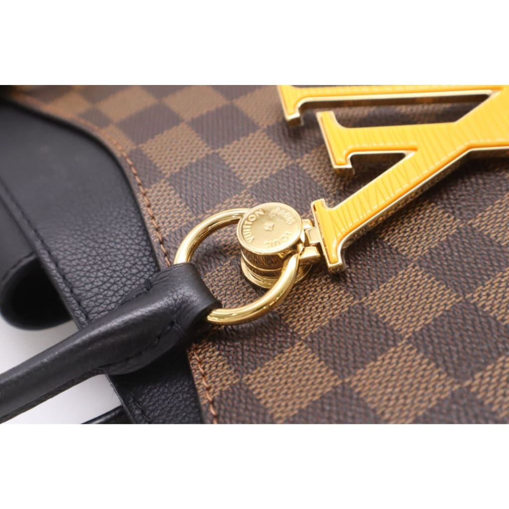 Louis Vuitton Riverside Damier Ebene Satchel Shoulder Bag - brown / Leather / Shoulder Bag