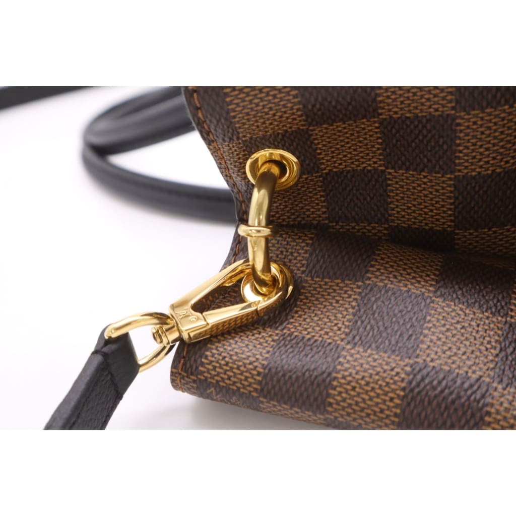 Louis Vuitton Riverside Damier Ebene Satchel Shoulder Bag - brown / Leather / Shoulder Bag