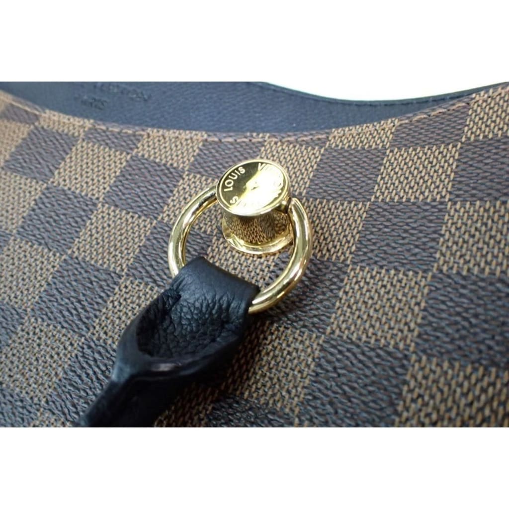 Louis Vuitton Riverside Damier Ebene Satchel Shoulder Bag - brown / Leather / Shoulder Bag