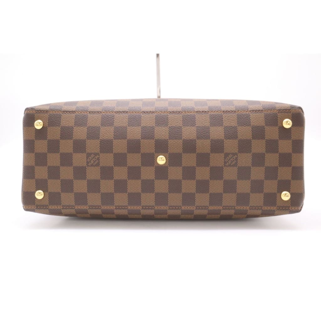 Louis Vuitton Riverside Damier Ebene Satchel Shoulder Bag - brown / Leather / Shoulder Bag