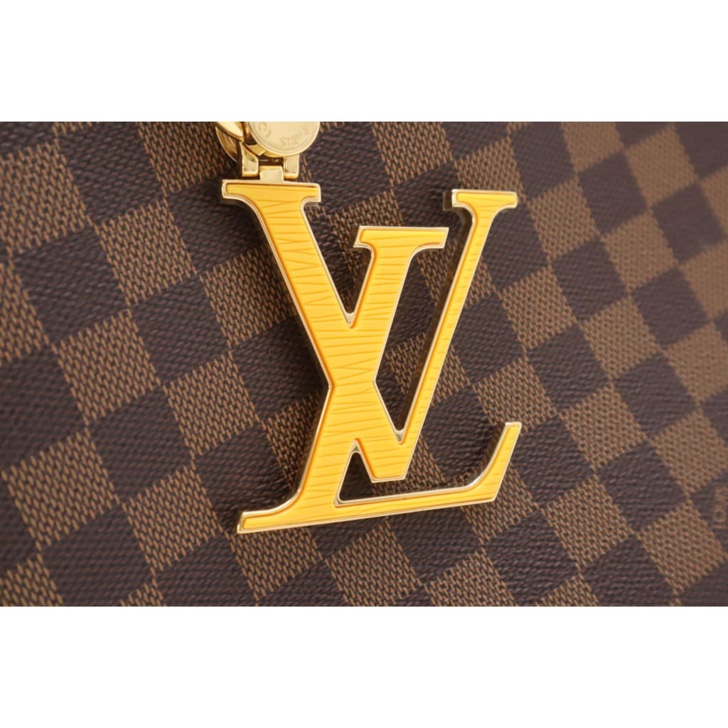 Louis Vuitton Riverside Damier Ebene Satchel Shoulder Bag - brown / Leather / Shoulder Bag