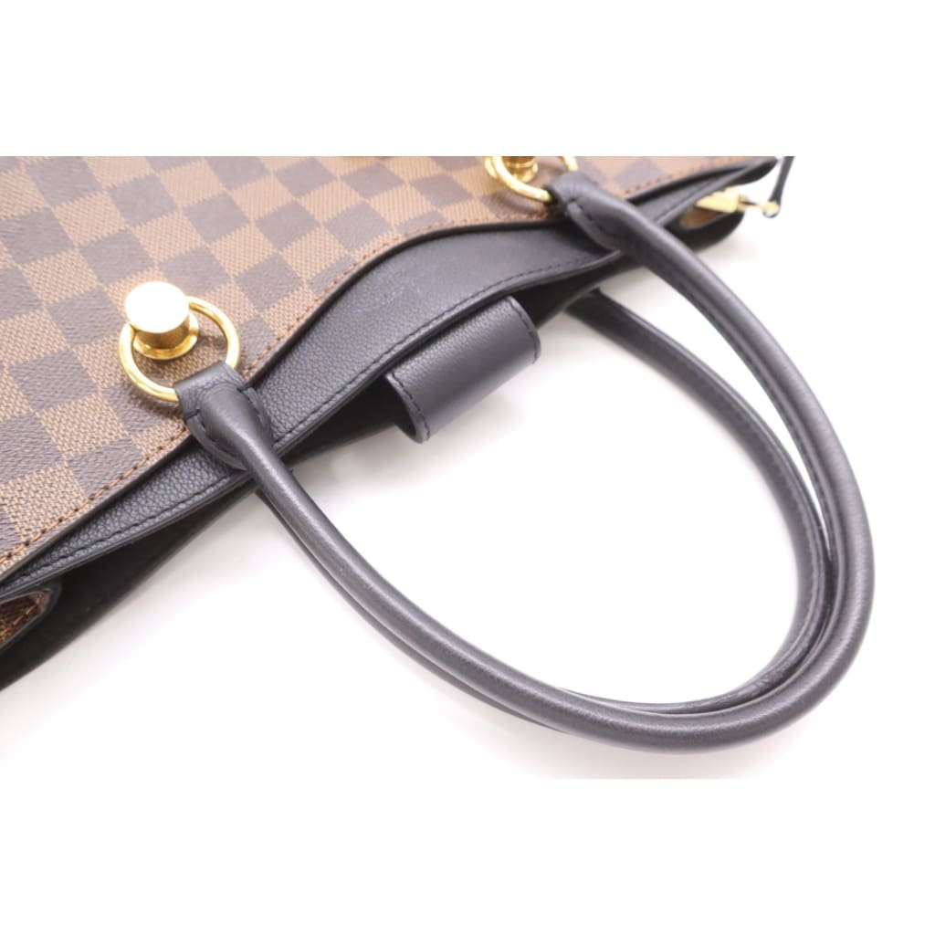 Louis Vuitton Riverside Damier Ebene Satchel Shoulder Bag - brown / Leather / Shoulder Bag