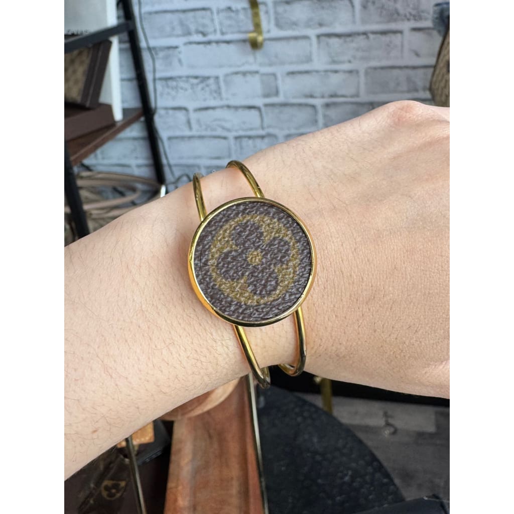 LV Upcycled Bracelet Cuff