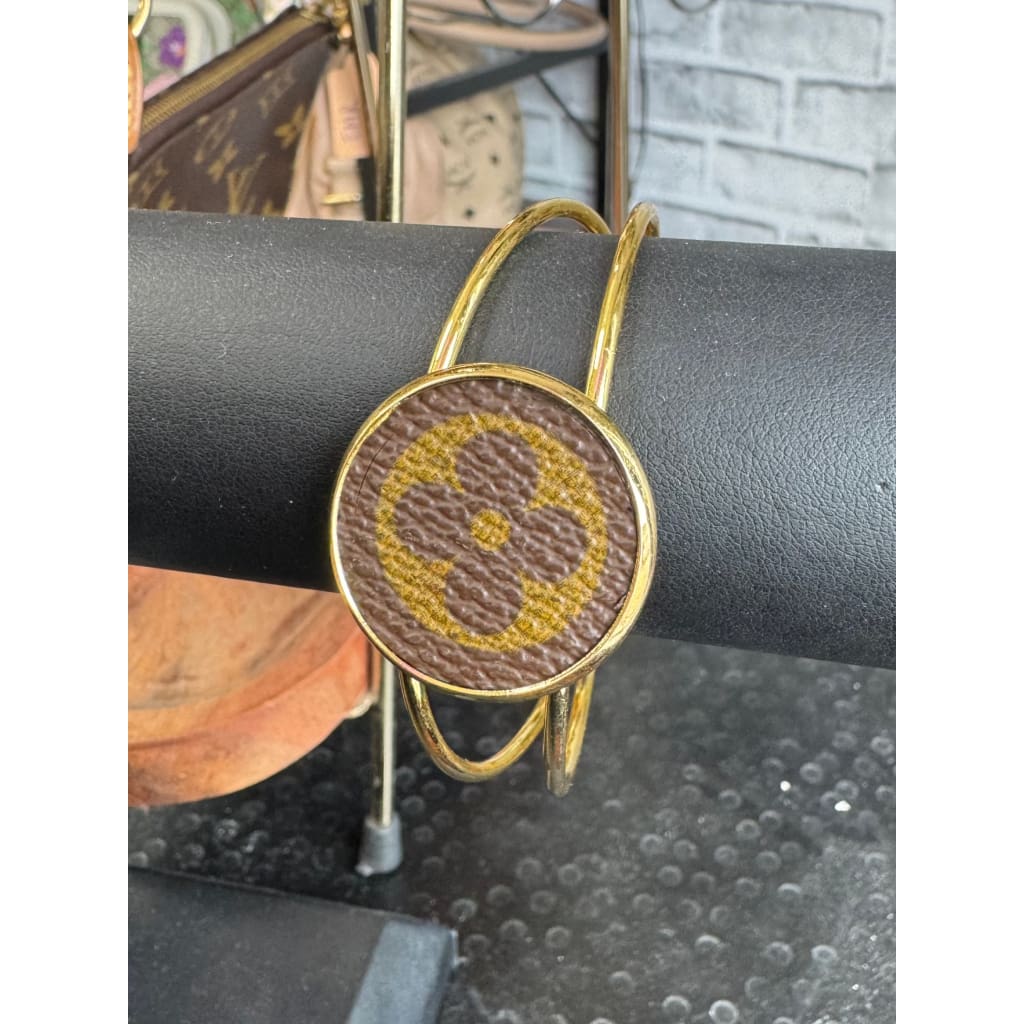 LV Upcycled Bracelet Cuff