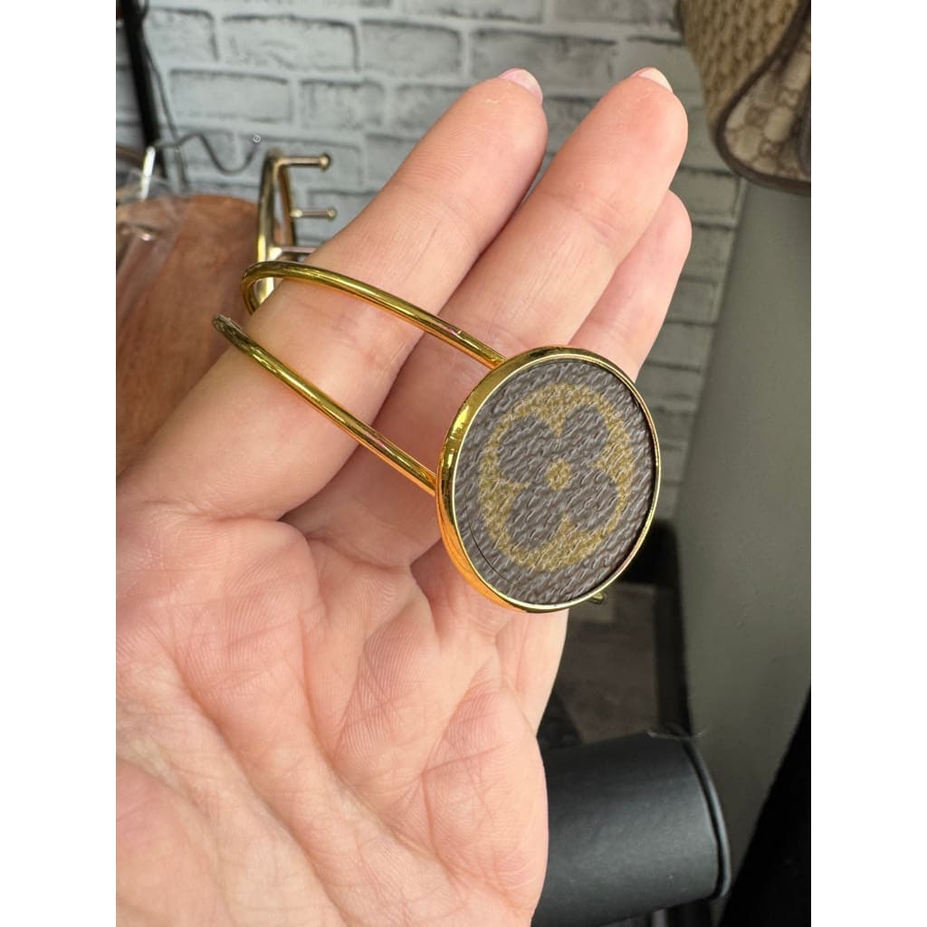 LV Upcycled Bracelet Cuff