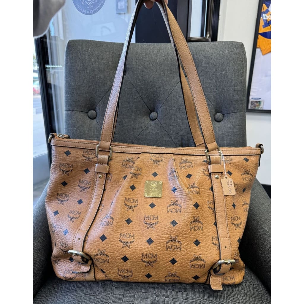 MCM Cognac store Tote