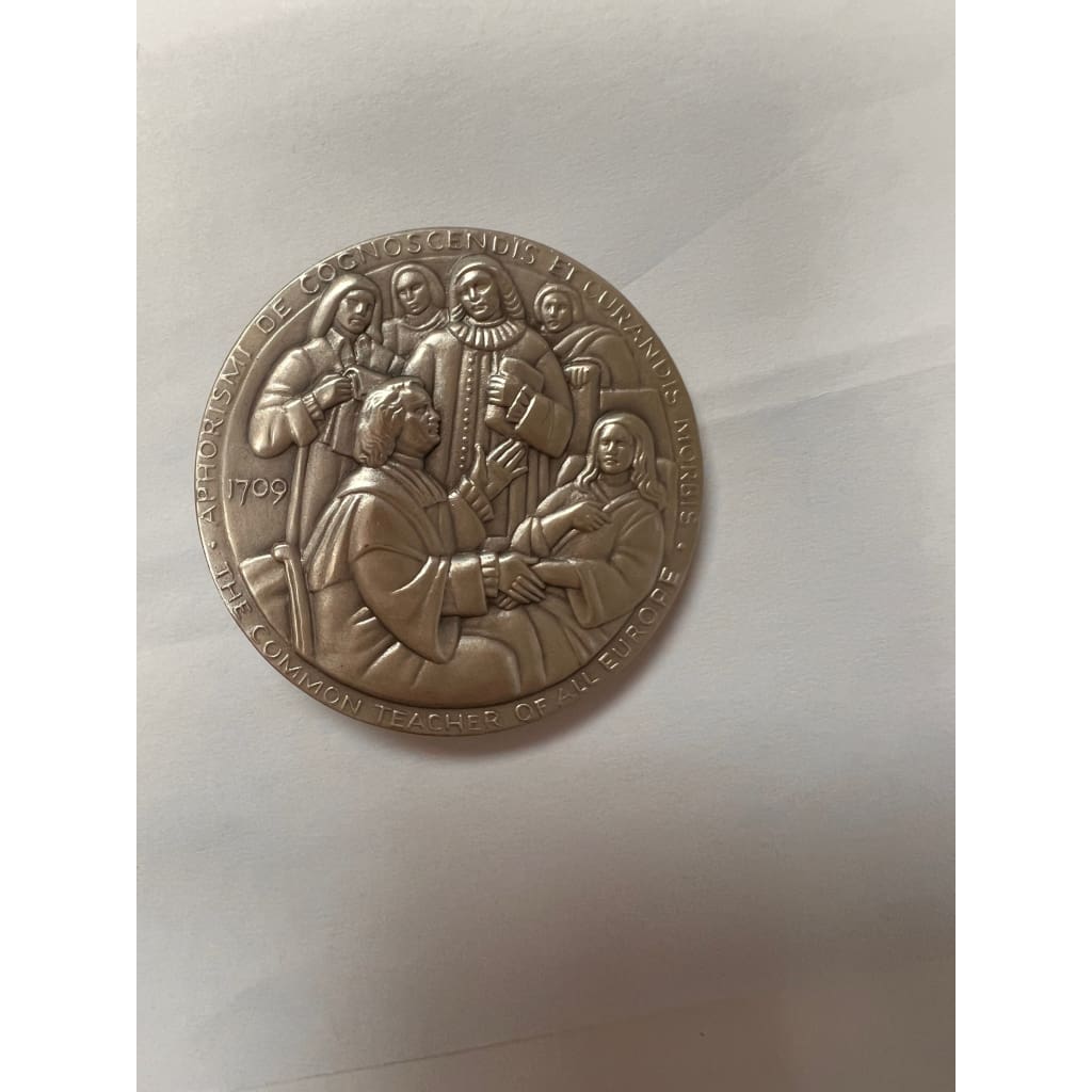 MEDALLIC ART 2.2 TROY OZ 999 SILVER HERMANN BOERHAAVE