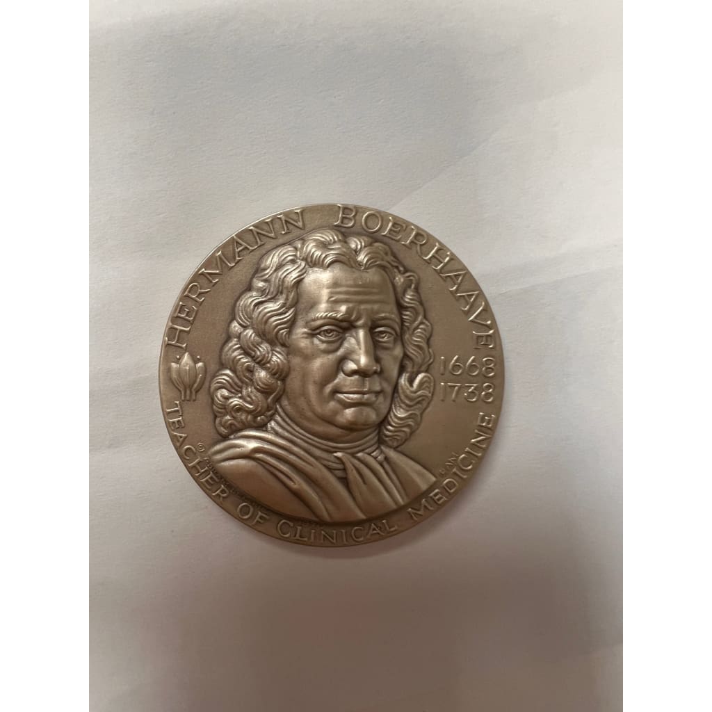 MEDALLIC ART 2.2 TROY OZ 999 SILVER HERMANN BOERHAAVE