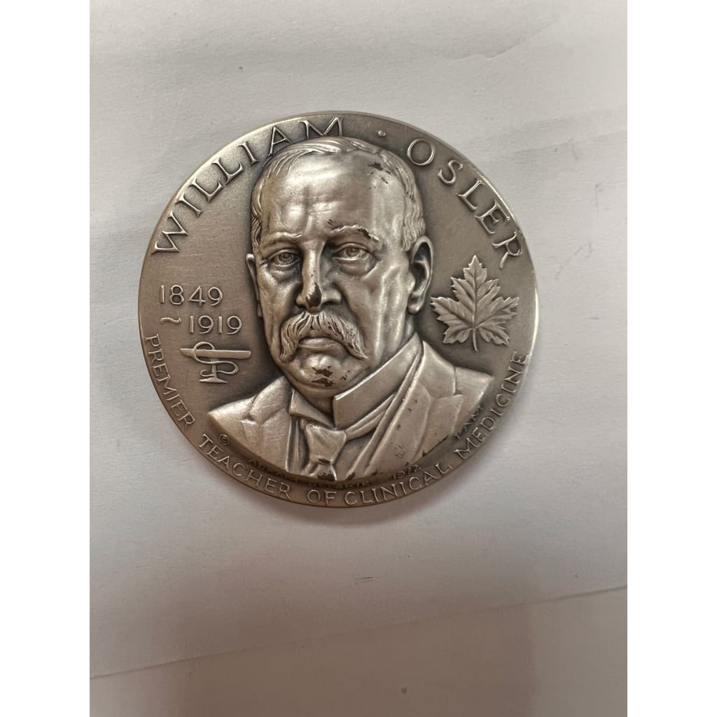 MEDALLIC ART 2.2 TROY OZ 999 WILLIAM OSLER