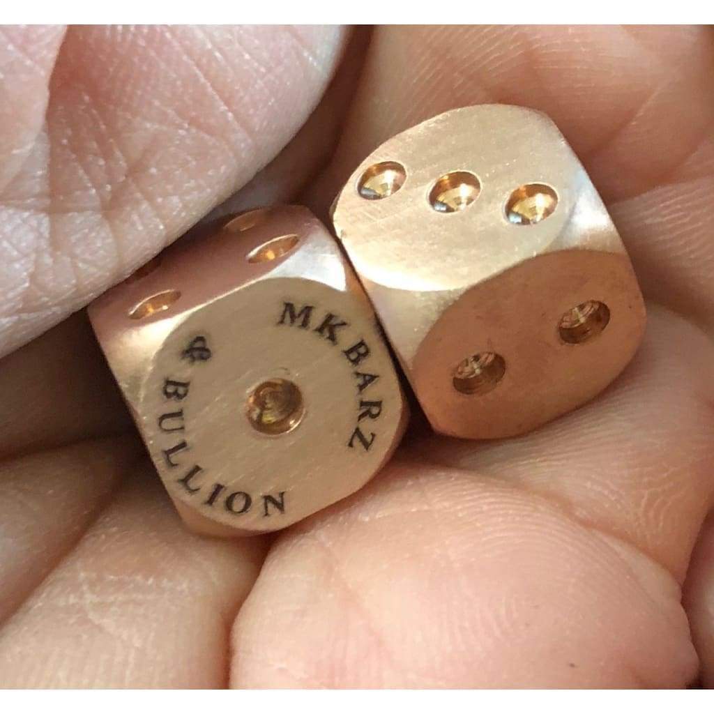 MK BarZ Dice Set Copper Alloy