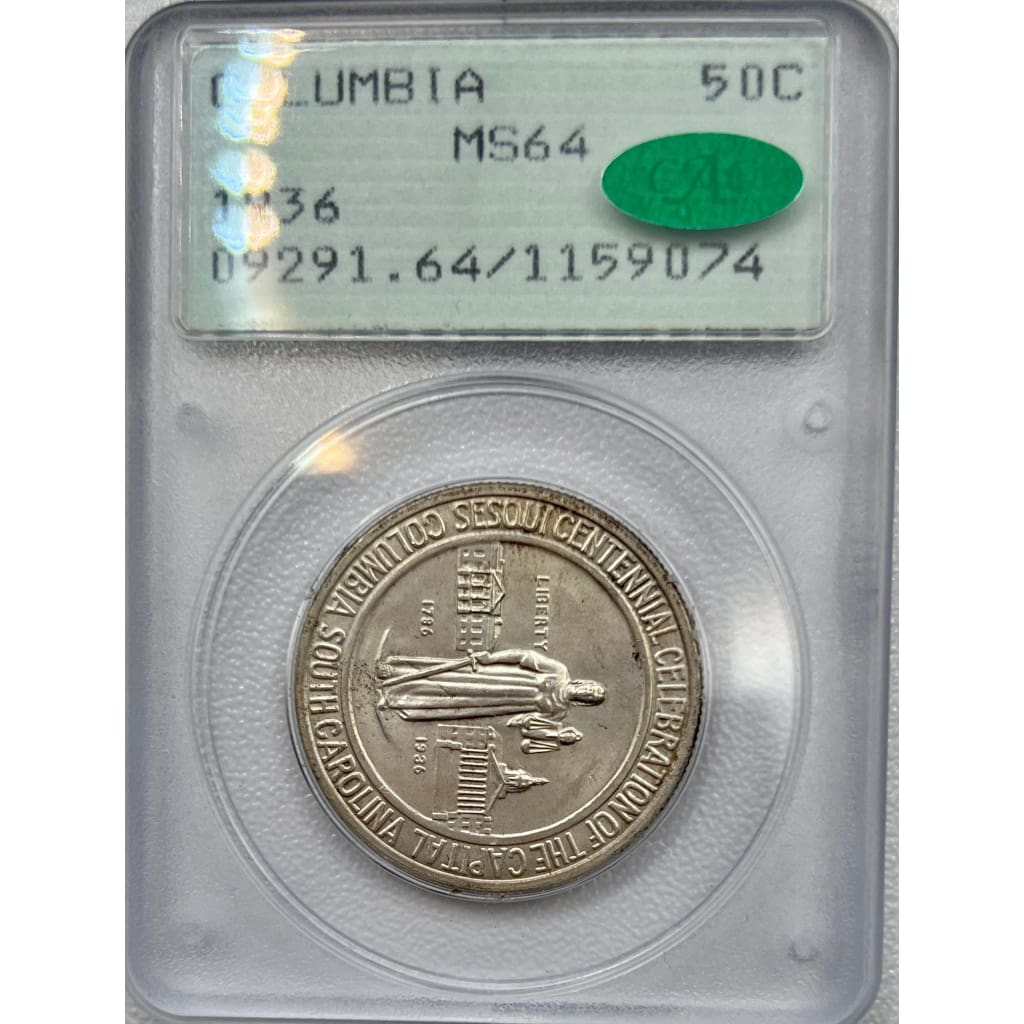 1936 MS64 COLUMBIA 50 CENT