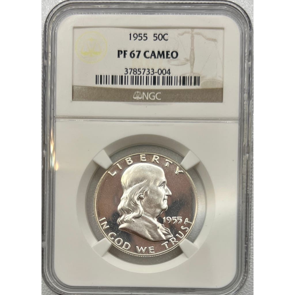 1955 PF67 CAMEO 50 CENT