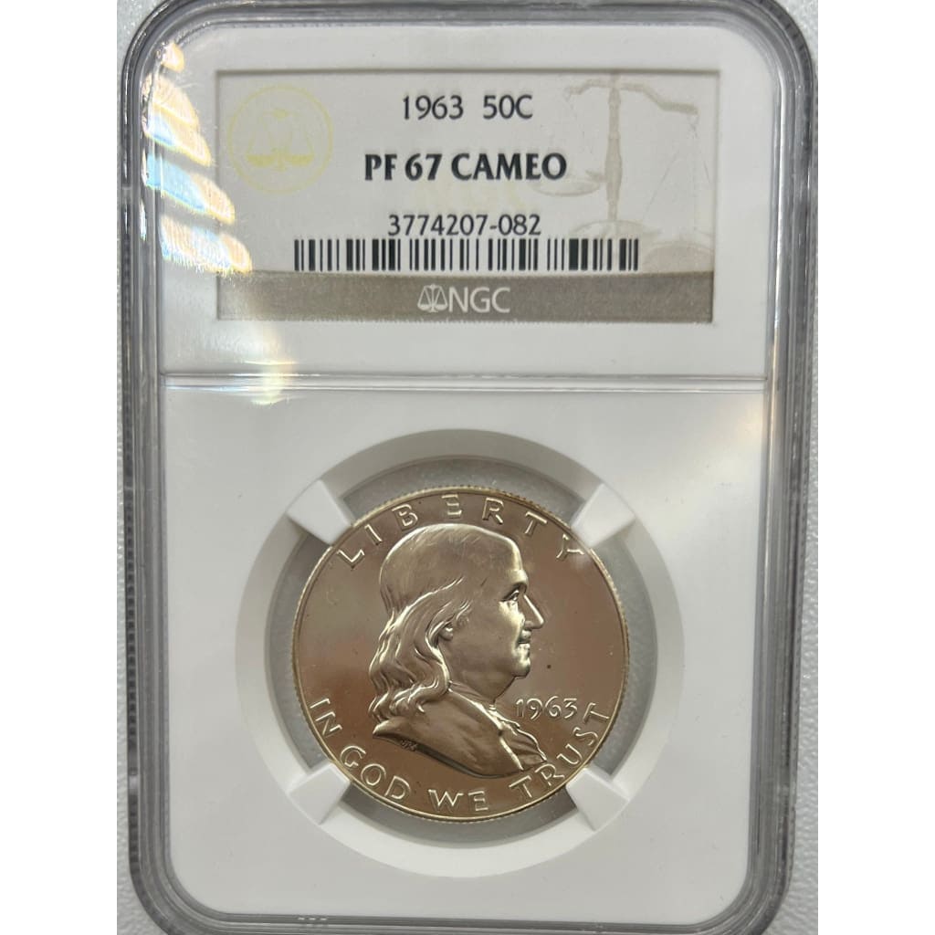 1963 PF67 CAMEO 50 CENT