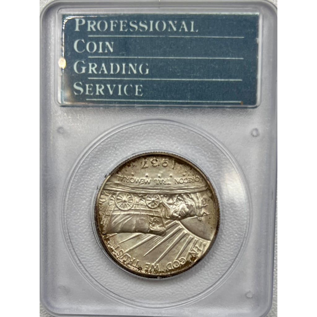 1937 MS66 OREGON 50 CENT