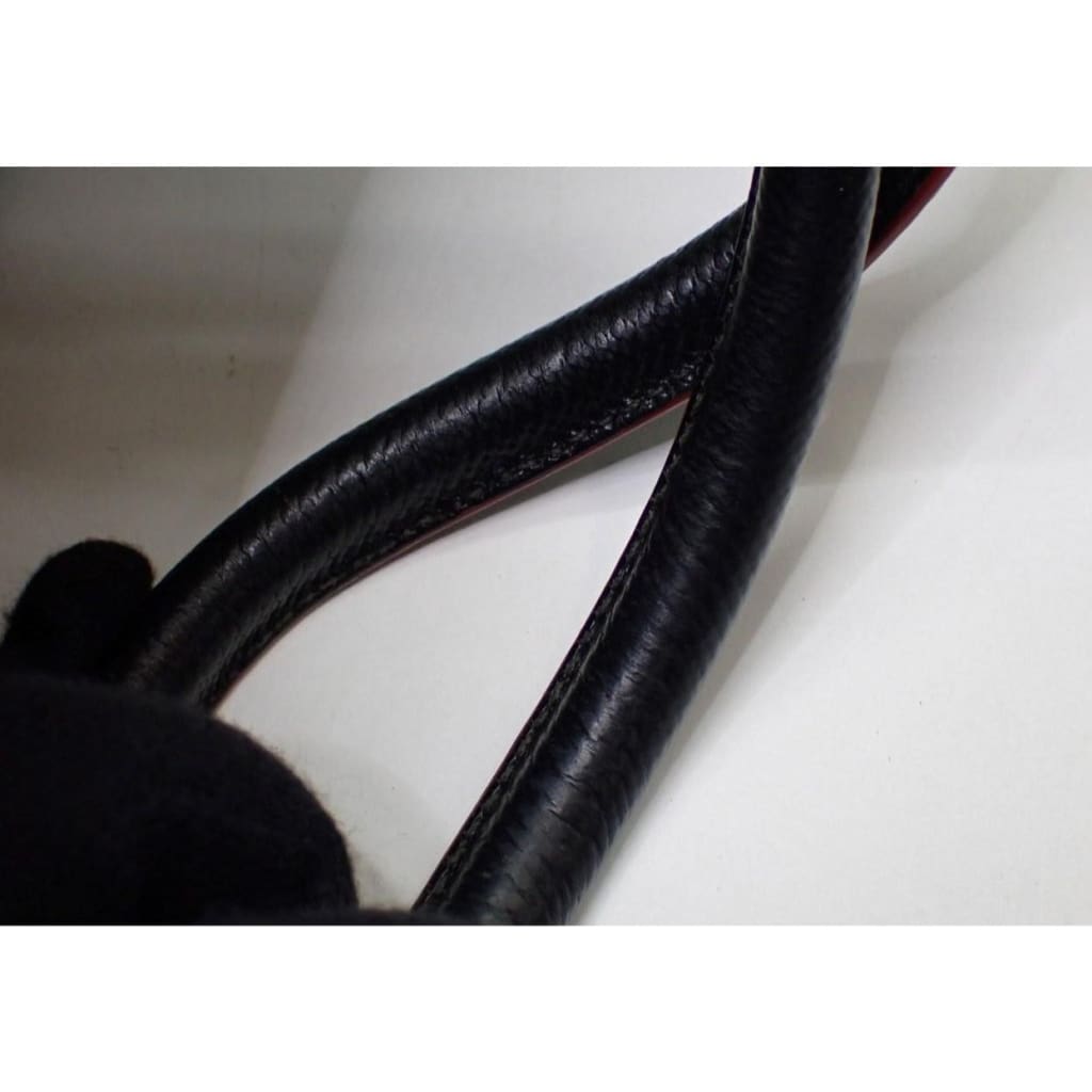 Prada Saffiano Cuir Medium Double Bag (MSRP $4750) - black / Leather / shoulder bag